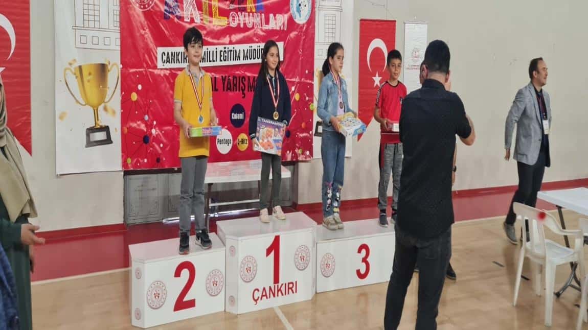 Türkiye Akıl ve Zeka Oyunları Çankırı İl Elemeleri Turnuvasında Equilibrio Dalında 2.Olduk